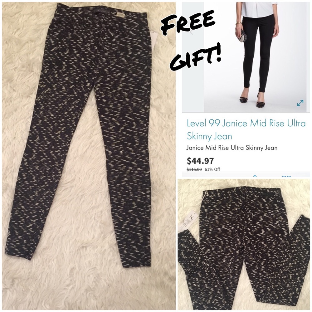 NWT Level 99 Janice Ultra Skinny Jeans